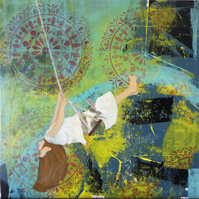 Flower Series 3: 4. Tulip 50x50cm