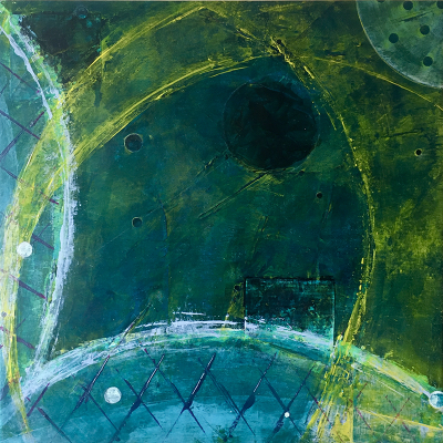 Flower Series 2 landscape: 6. Lotus 50x50cm